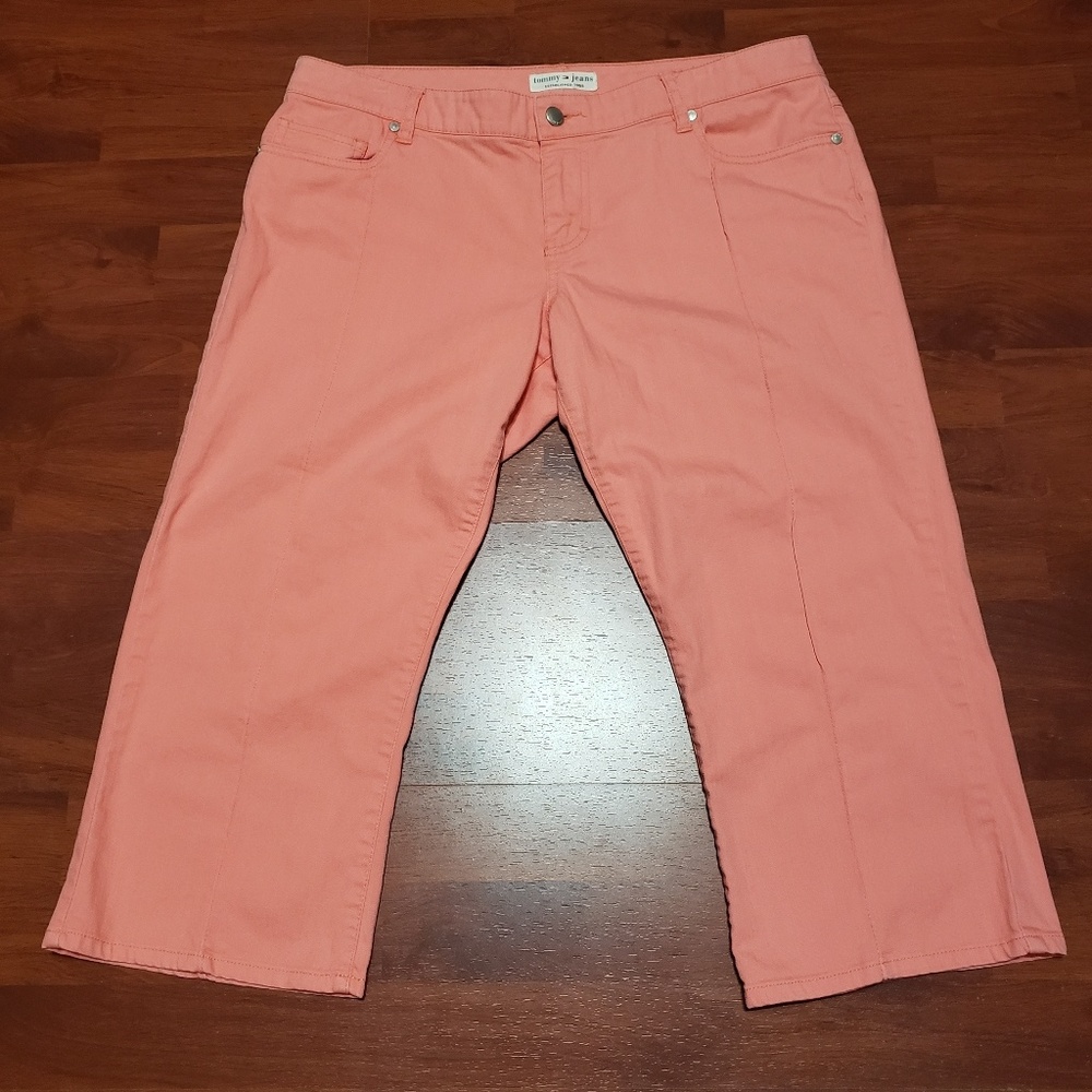 Tommy Jeans distressed pocket capris sz 13